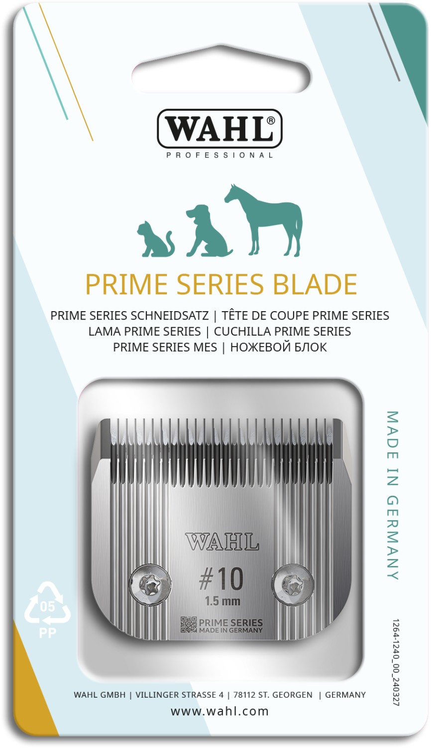  Wahl Animal T&ecirc;te de coupe Prime Series #10 